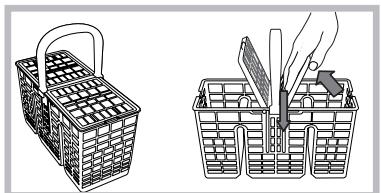 HOTPOINT LSF 825 X/HA - Panier à couverts - 1