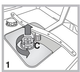 HOTPOINT LSFA  825 X/HA - Cleaning the filters - 1