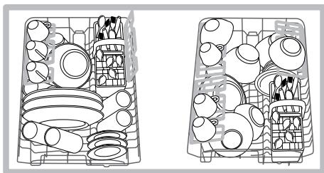 HOTPOINT LSFA  825 X/HA - Exemplos de corregamento do cesto superior. - 1
