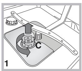HOTPOINT LSFA  825 X/HA - Limpar os filtros - 1