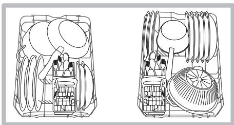 HOTPOINT LSFA  825 X/HA - Exemplos de corregamento do cesto inferior. - 1