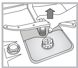 HOTPOINT LSFA  825 X/HA - Cistěni ostřikovacích ramen - 2