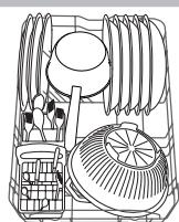 HOTPOINT LSFA  825 X/HA - Priklady nalożenia spodného koša - 2