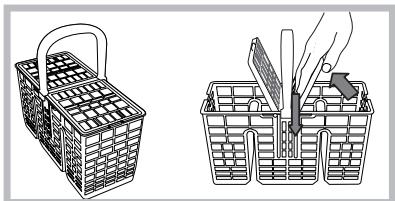 HOTPOINT LSFA  825 X/HA - Cutlery basket - 1