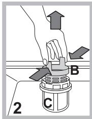 HOTPOINT LSFA  825 X/HA - Čistenie filtrov - 2