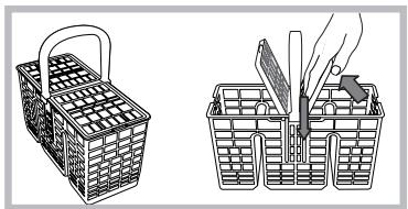 HOTPOINT LSPA  720A.1 X/HA - Cutlery basket - 1