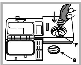 HOTPOINT LSPA  720A.1 X/HA - Charger le produit de rinçage - 1