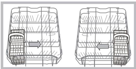 HOTPOINT LSPA  720A.1 X/HA - Cutlery basket positioning examples - 1