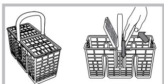 HOTPOINT LSPA  720A.1 X/HA - Panier à couverts - 1