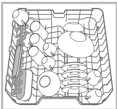 HOTPOINT LTF 8B019 C EX - Panier supérieur - 1