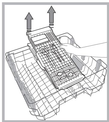 HOTPOINT LTF 8B019 C EX - Plateau range-couverts - 2