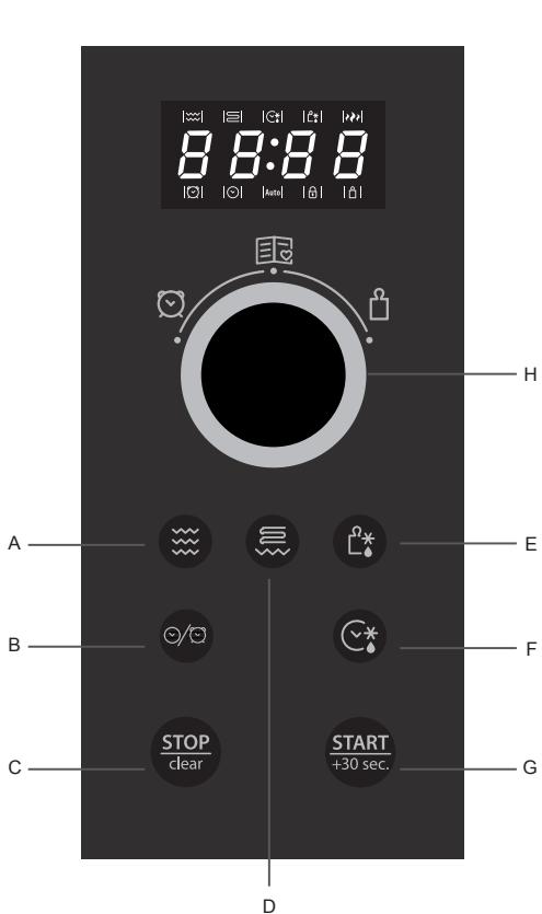 HOTPOINT MWHA 2322 X - USER INTERFACE - 1