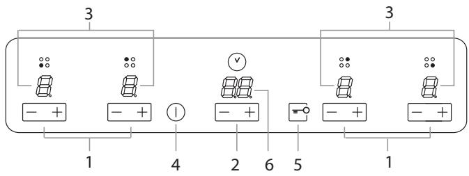 HOTPOINT NIX 644 B E - Control panel - 1
