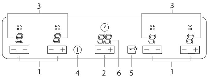 HOTPOINT NIX 644 B E - Painel de controlo - 1
