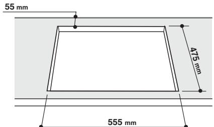 HOTPOINT PKQ 644D GH - Fitting the appliance - 2