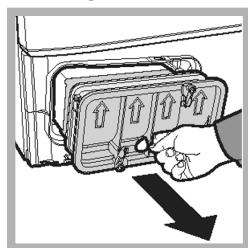HOTPOINT TCF 97B 6HY - Cleaning the condenser unit - 1