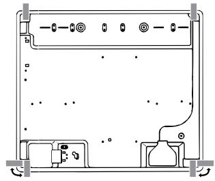 HOTPOINT TQ640 - Schema di fissaggio dei ganci - 4