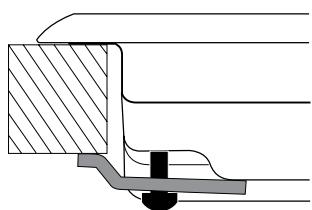 HOTPOINT TQ640 - Schemat mocowania uchwytów - 2