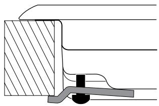HOTPOINT TQ640 - Ілмекті бекіту сызбасы - 3
