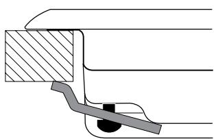 HOTPOINT TQ640 - Schema di fissaggio dei ganci - 1