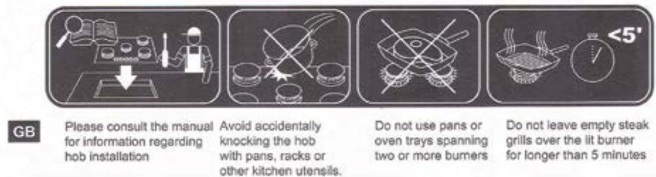 HOTPOINT TQ640 - The cookware is unstable. - 1