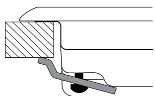 HOTPOINT TQ640 - Ілмекті бекіту сызбасы - 1