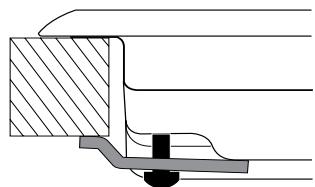 HOTPOINT TQ640 - Ілмекті бекіту сызбасы - 2