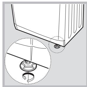 HOTPOINT AQC8 1F7T1PLUS - Livellamento dell'asciugatrice - 2