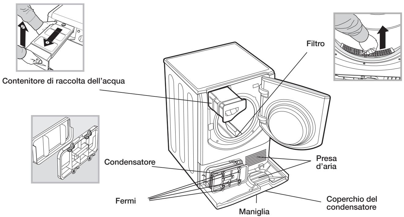 HOTPOINT AQC8 1F7T1PLUS - Pulizia dell'asciugatrice - 1