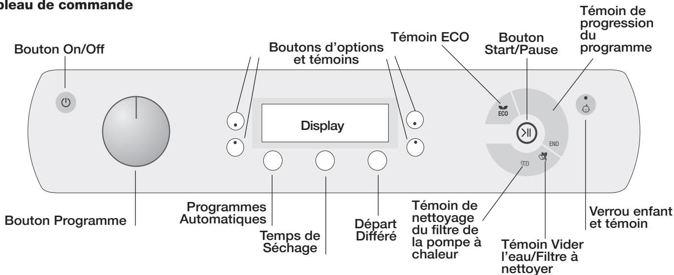 HOTPOINT AQC8 1F7T1PLUS - Tableau de commande - 1