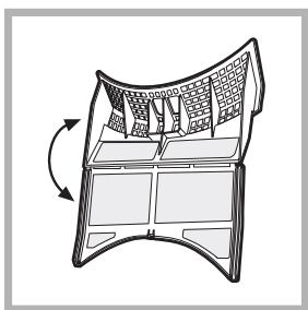 HOTPOINT AQC8 1F7T1PLUS - Cleaning the filter after each cycle - 1
