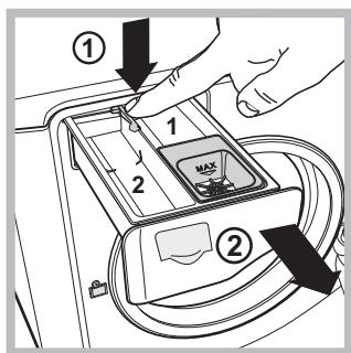 HOTPOINT AQD1171D 69ID EU/A - Чишћење посуде за детерцент - 1