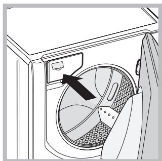 HOTPOINT AQD1171D 69ID EU/A - Handmatige opening van het deurtje - 4