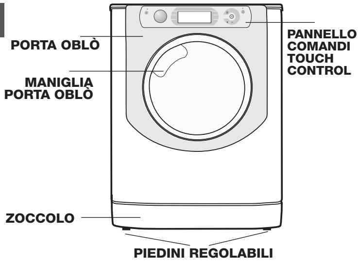 HOTPOINT AQD1171D 69ID EU/A - Descrizione della macchina - 1
