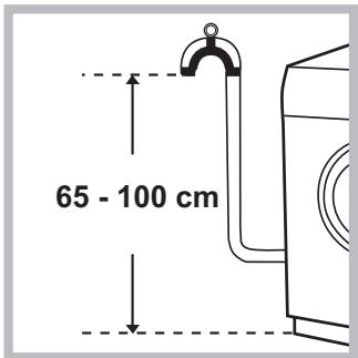 HOTPOINT AQD1171D 69ID EU/A - Повезивање одводног црева - 1