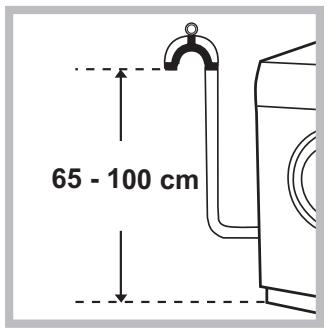 HOTPOINT AR6F 105 GCC - Raccordement du tuyau de vidange - 1