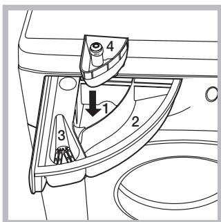 HOTPOINT AR6L 85 EX.M - درج وعاء مواد التنظيف - 1