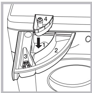 HOTPOINT AR7F 125 EX - درج وعاء مواد التنظيف - 1