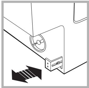 HOTPOINT AWM 129 - Inserimento della macchina nei mobili. - 4