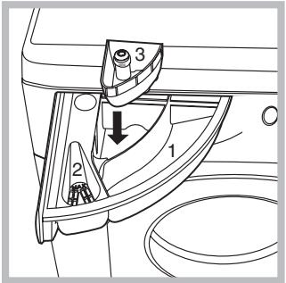 HOTPOINT AWM 129 - Waschmittel und Wäsche - 1
