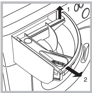 HOTPOINT AWM 129 - Reinigung der Waschmittelschublade - 1