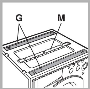 HOTPOINT AWM 129 - Accessori in dotazione per la regolazione in altezza. - 1