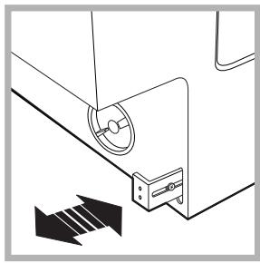 HOTPOINT AWM 129 - Einfügen der maschine in das Möbel. - 4