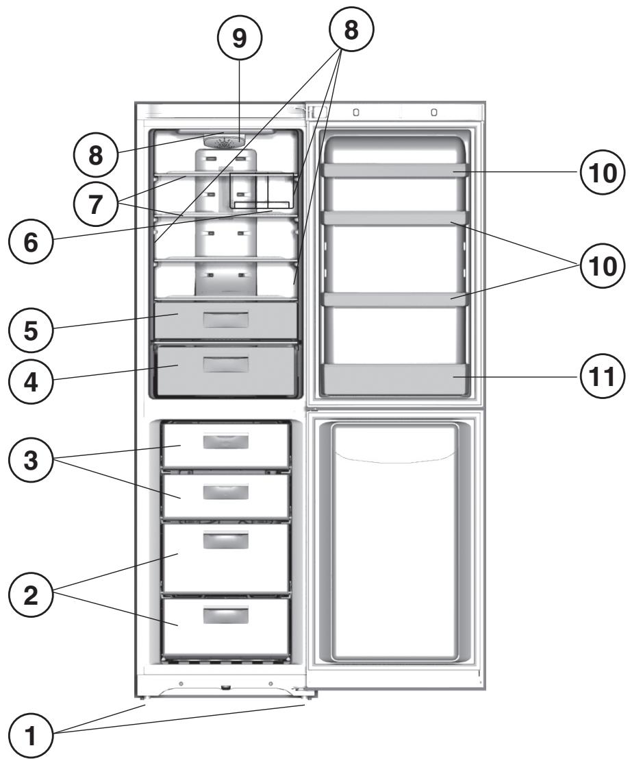 HOTPOINT EBGH 20323 X F O3 - Geräteansicht - 1