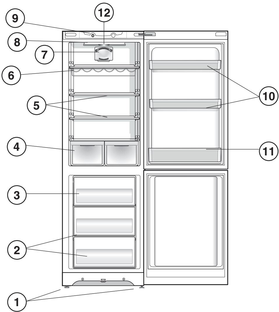 HOTPOINT EBM 17221 X V D - Oversikt - 1