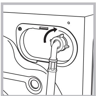 HOTPOINT ECO7L 1252 EU.M - Collegamento del tubo di alimentazione dell'acqua - 2