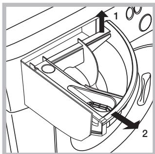 HOTPOINT ECO7L 1252 EU.M - Pulire il cassetto dei detersivi - 1