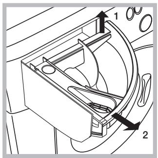 HOTPOINT FDD 9640B EU - Cleaning the detergent dispenser drawer - 1