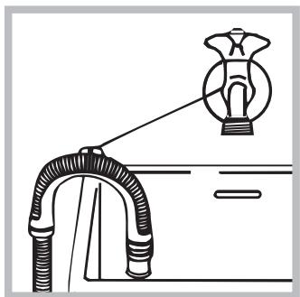HOTPOINT FDD 9640B EU - Connecting the drain hose - 2