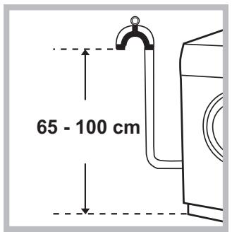 HOTPOINT FDD 9640B EU - Aansluiting van de afvoerbuis - 1
